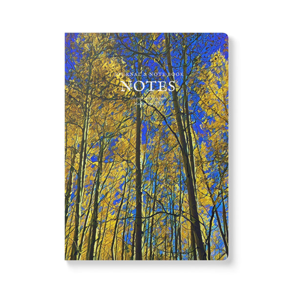 Lined Journal - Aspens in Autumn