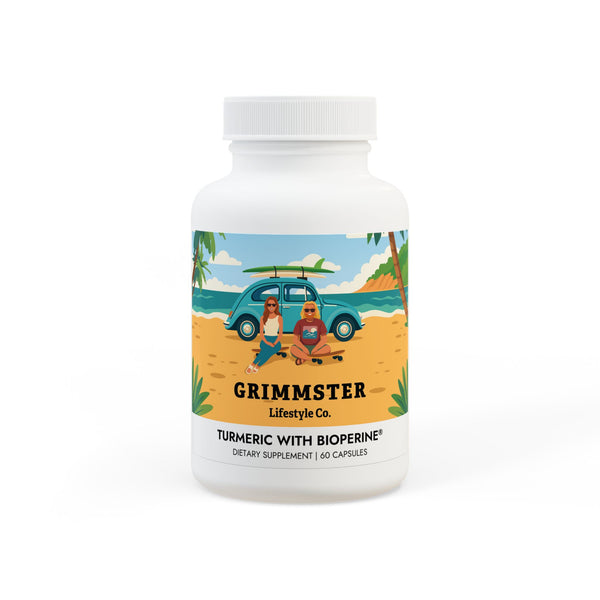 Turmeric with BioPerine® (Black Pepper Fruit Extract) Supplement (60 Capsules)