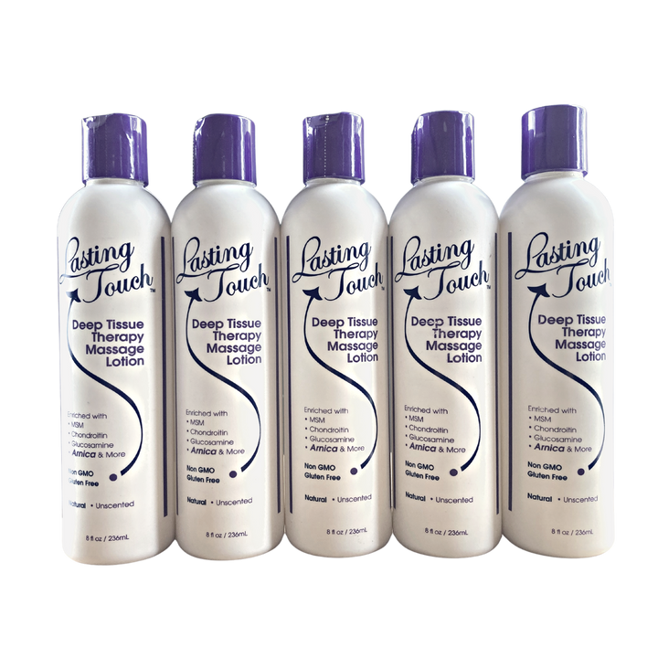 Lasting Touch Deep - Tissue Therapy Massage Lotion, * 8 Onces 5 Pack 15% Savings - GRIMMSTER 