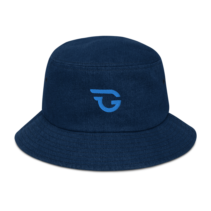 Grimmster Trademark Denim bucket hat - GRIMMSTER 