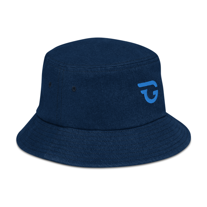 Grimmster Trademark Denim bucket hat - GRIMMSTER 