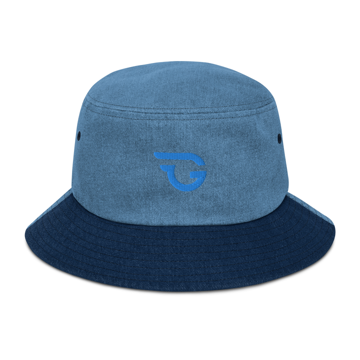 Grimmster Trademark Denim bucket hat - GRIMMSTER 