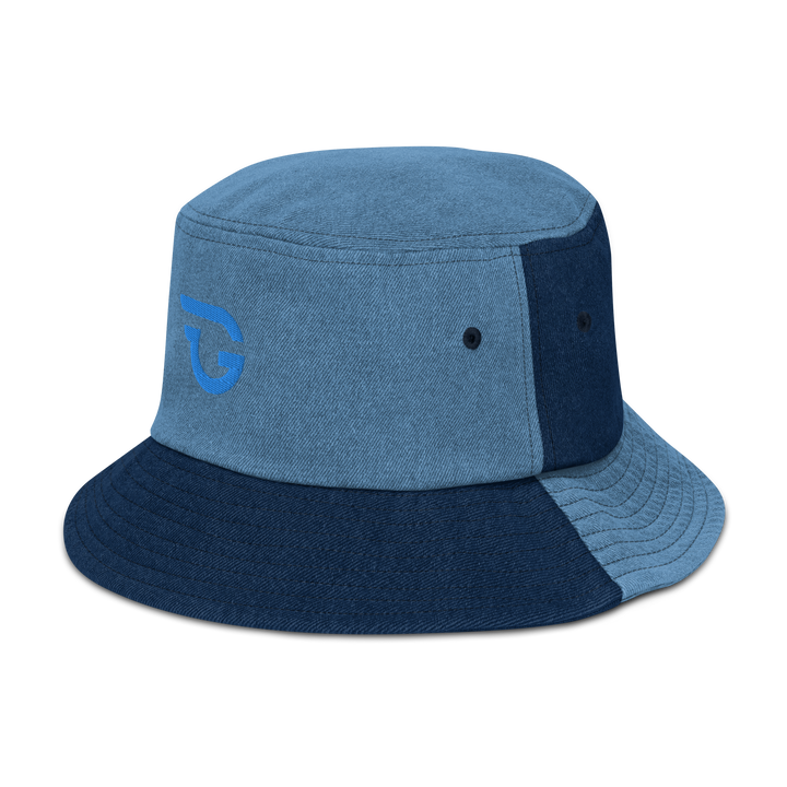 Grimmster Trademark Denim bucket hat - GRIMMSTER 