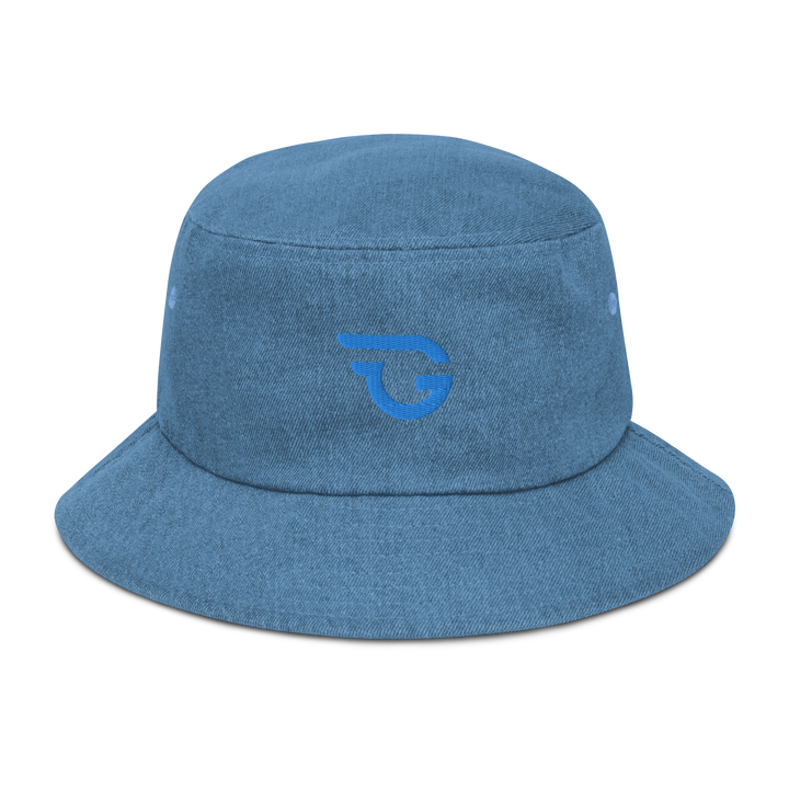 Grimmster Trademark Denim bucket hat - GRIMMSTER 