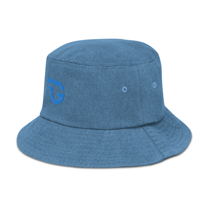 Grimmster Trademark Denim bucket hat - GRIMMSTER 