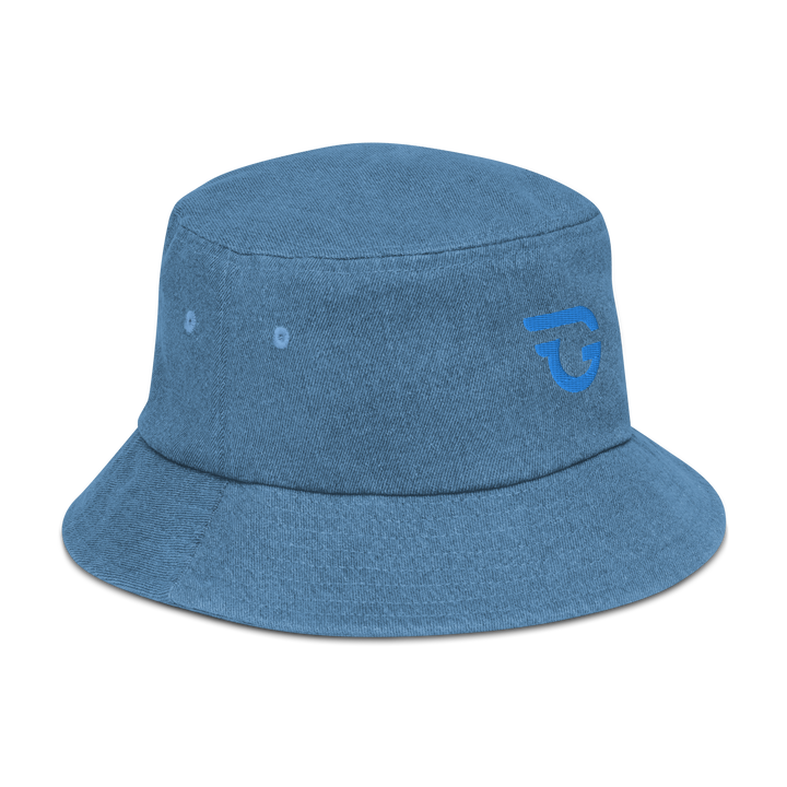 Grimmster Trademark Denim bucket hat - GRIMMSTER 